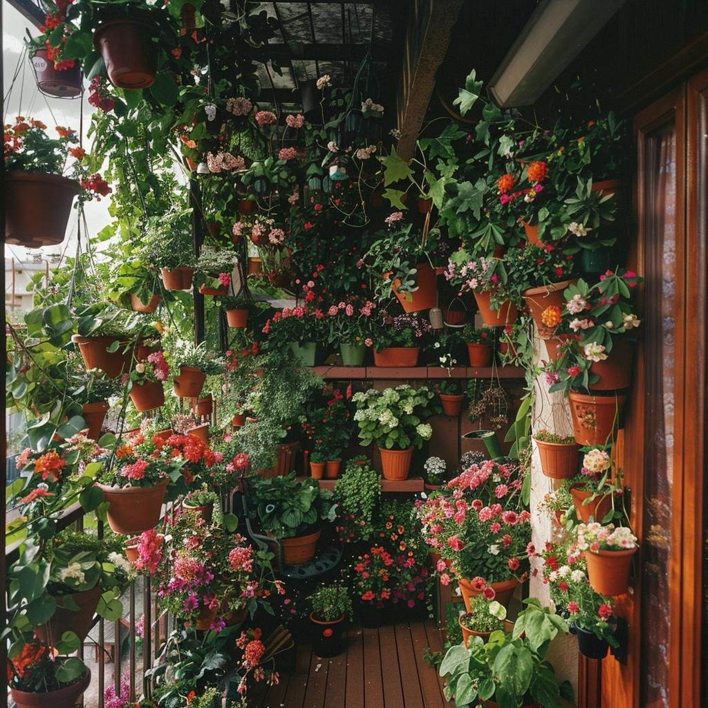transforme sua varanda em um jardim exuberante