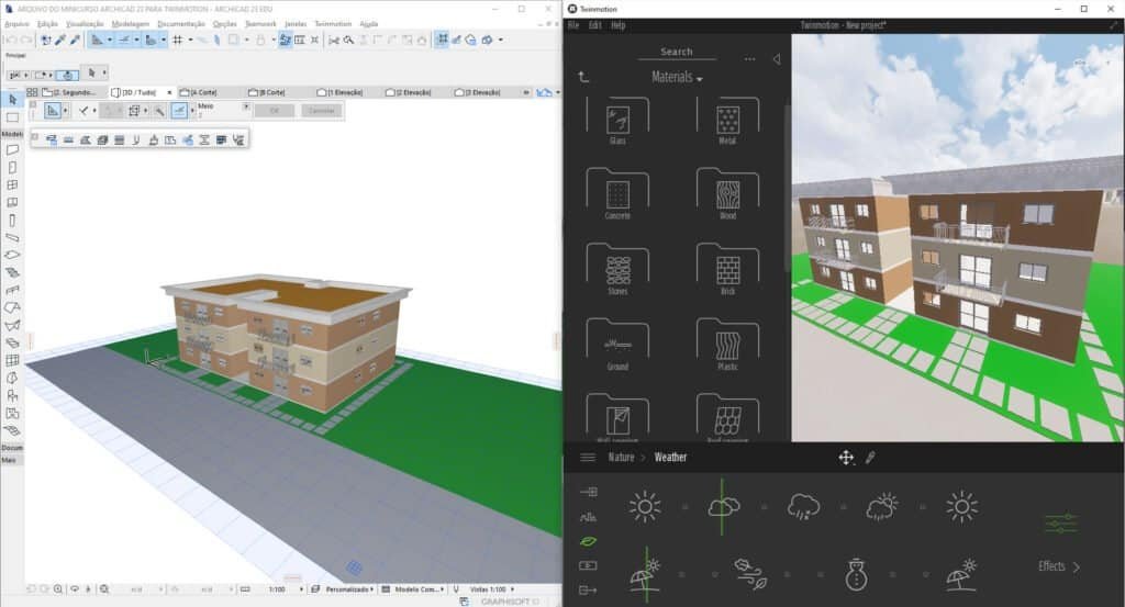 20 curso de archicad 22 e 23 twinmotion