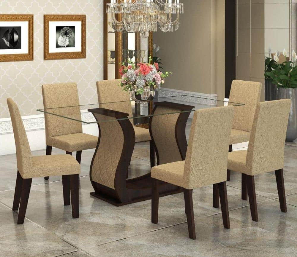 Inspire-se com mesas de jantar de vidro para sua decoração