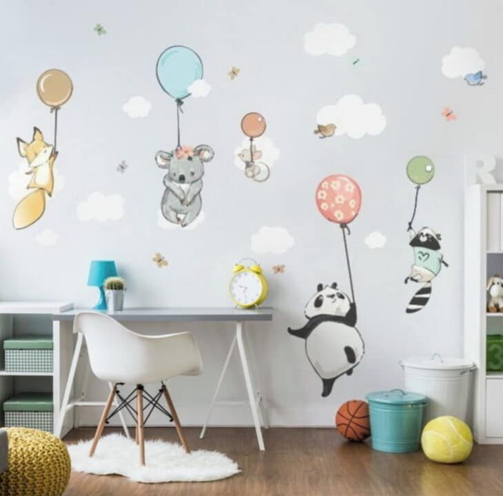 Ideias Criativas para Decorar o Quarto do Bebê com Adesivos