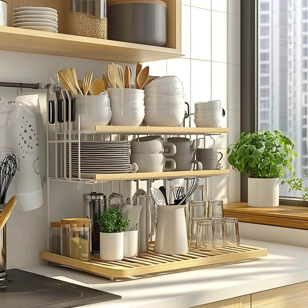 Porta-Pratos: 7 Ideias Práticas para Manter a Cozinha Organizada