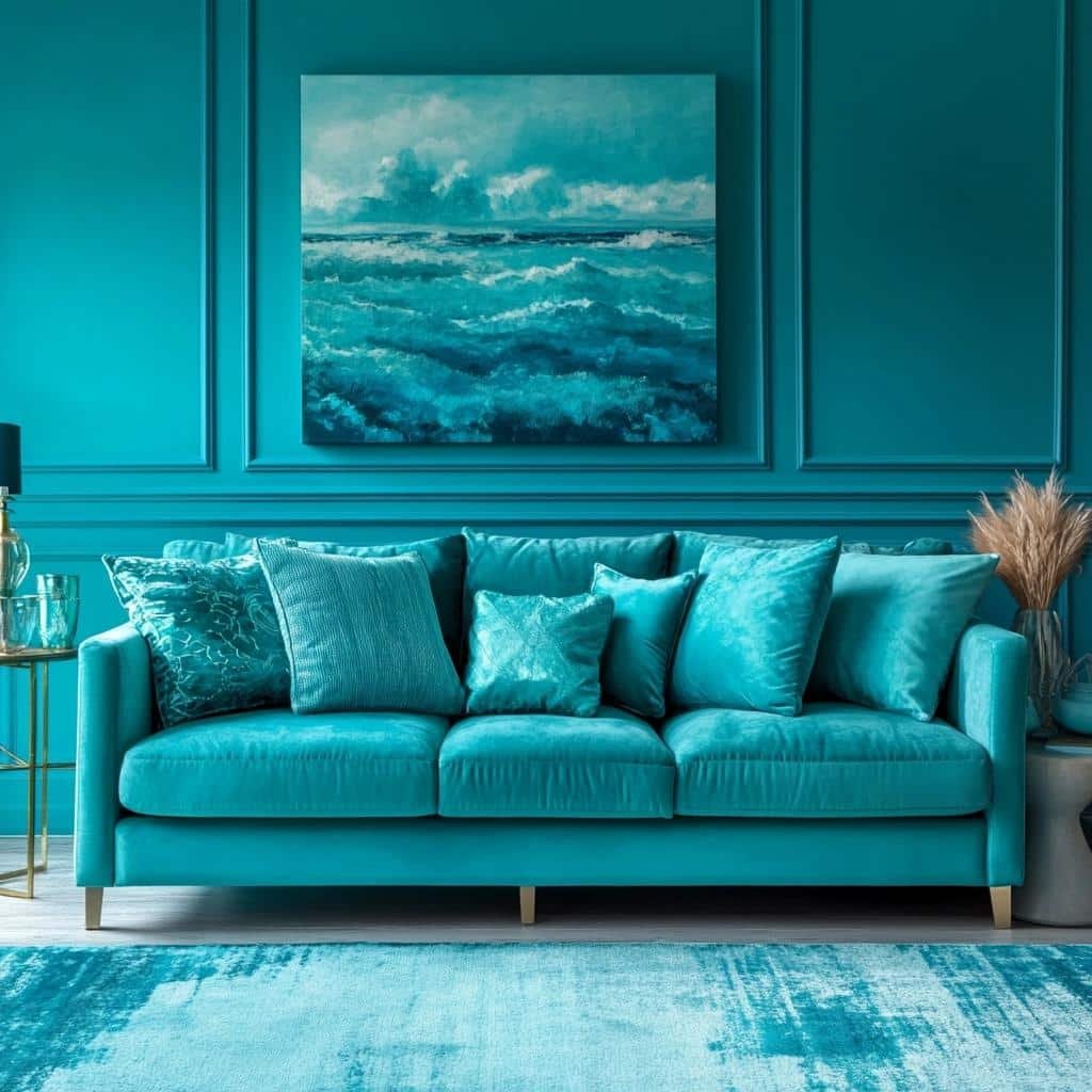 Ideias Inspiradoras para Usar o Azul Turquesa na Decoração