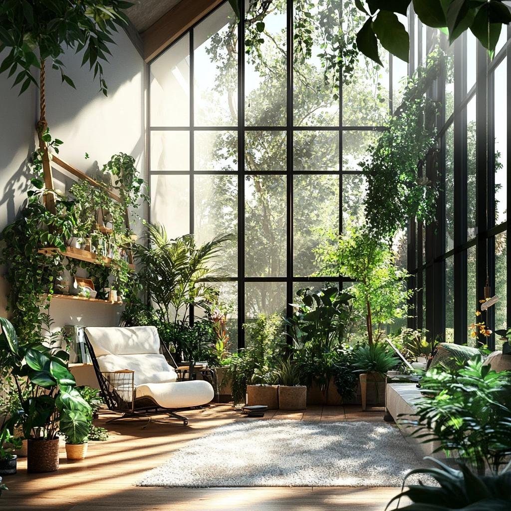 Inspirações para um Jardim de Inverno na Sala