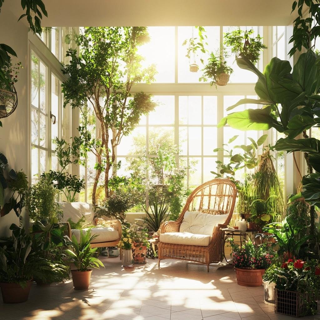 Inspirações para um Jardim de Inverno na Sala