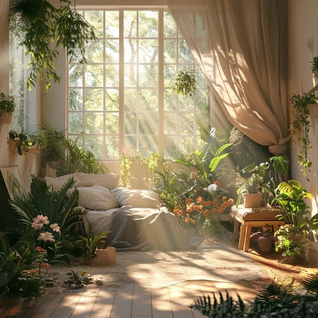 Ideias Criativas para Um Jardim de Inverno no Quarto