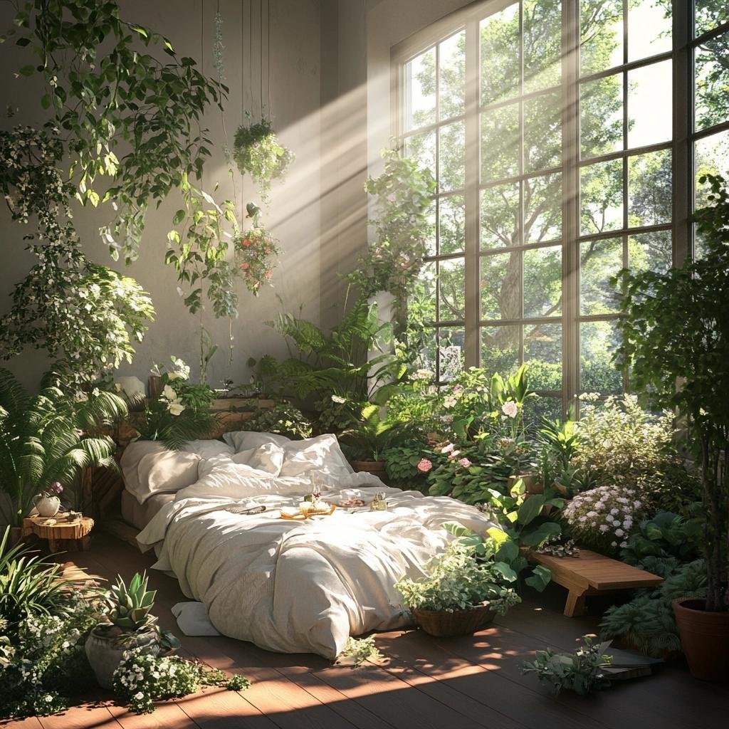 Ideias Criativas para Um Jardim de Inverno no Quarto