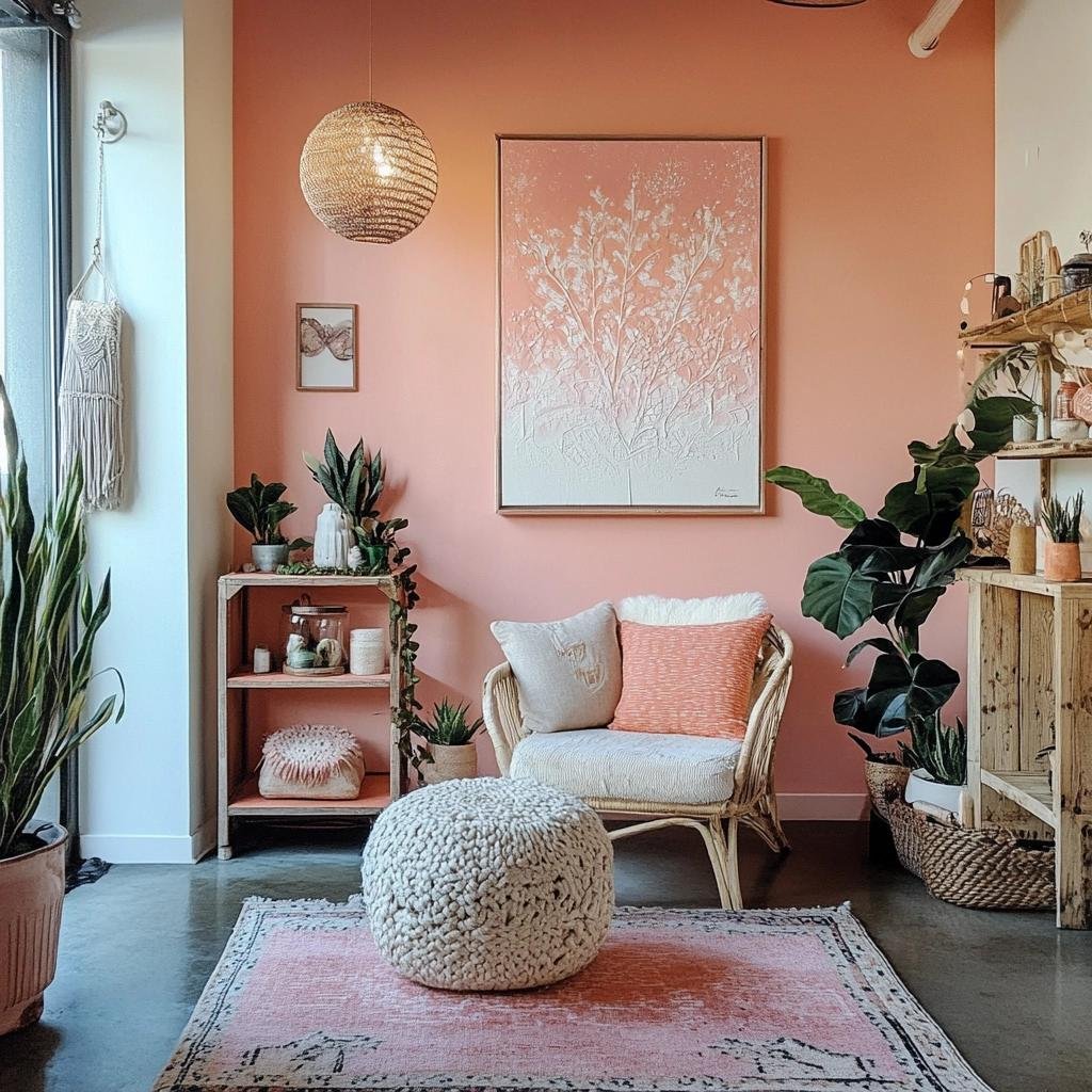 Ideias criativas para decorar com parede rosa