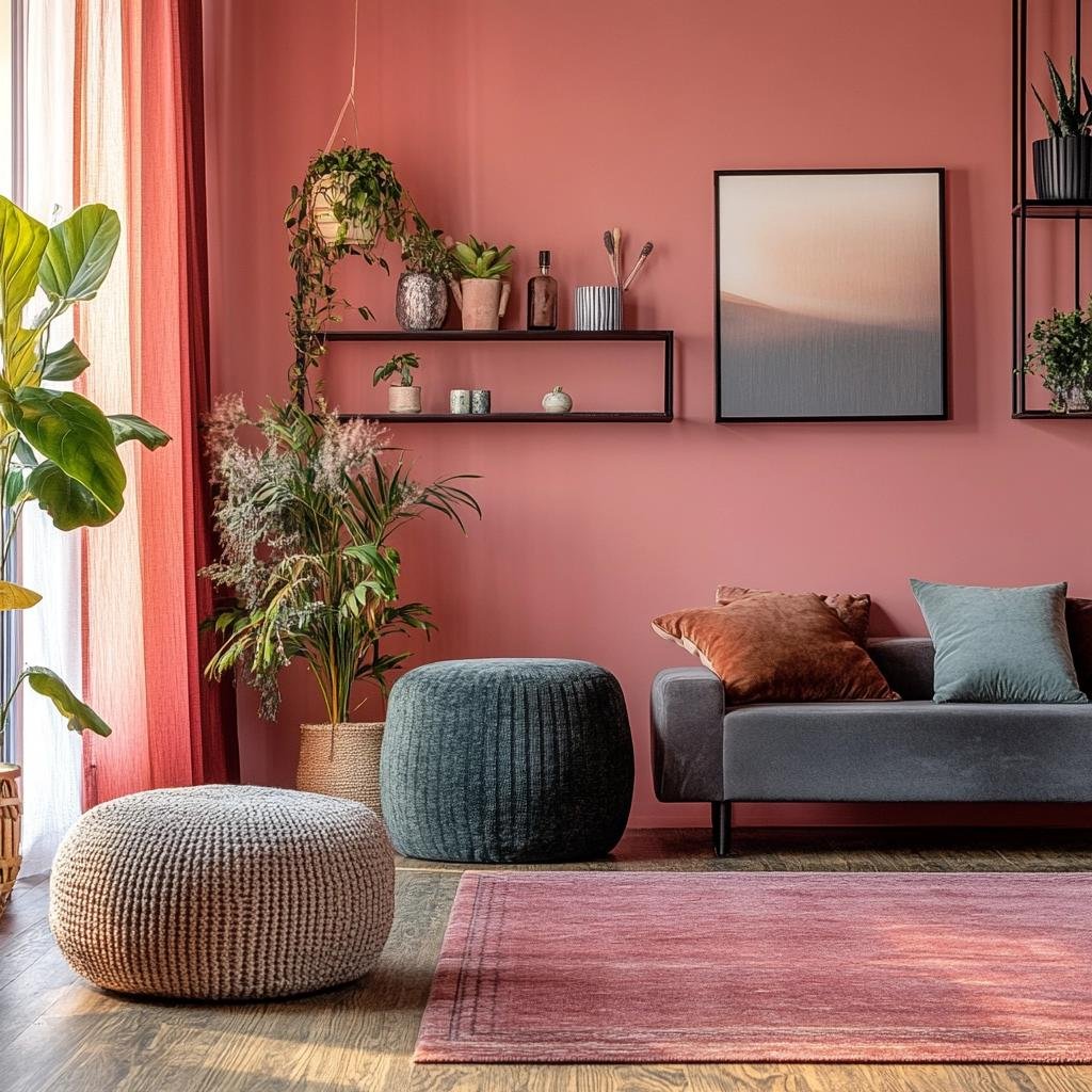 Ideias criativas para decorar com parede rosa