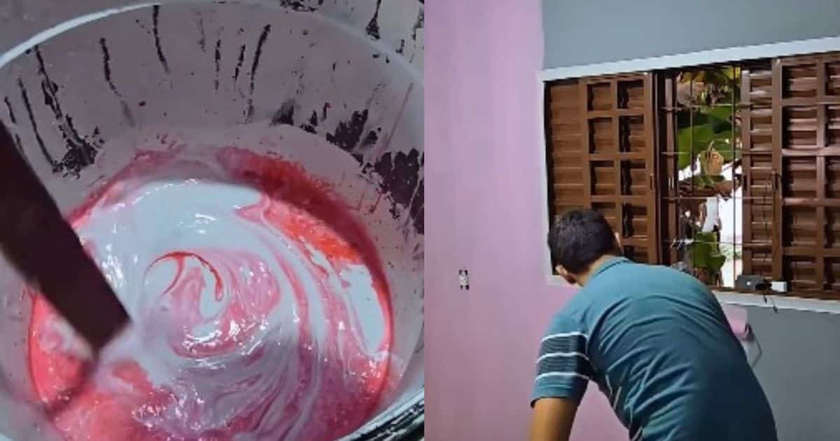 Tinta Rosa Econômica: Técnica por Menos de R$ 30