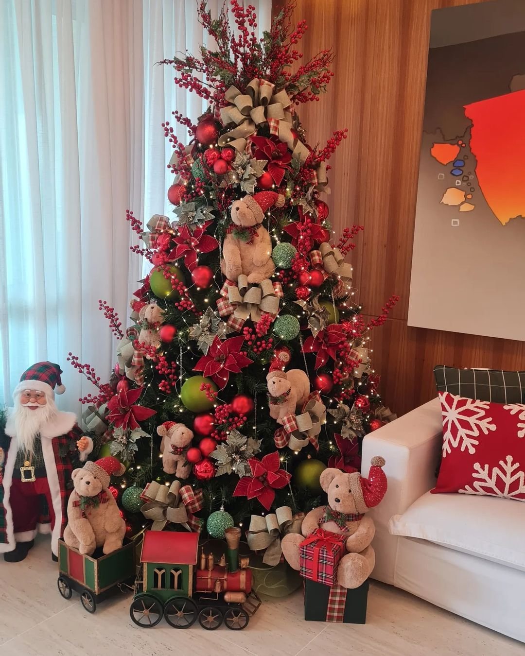 Modelos de Árvores de Natal para Decorar seu Lar