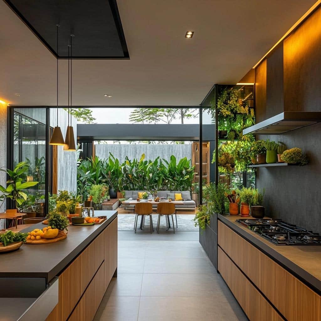 5 Plantas de Casas Pequenas com Cozinhas Americanas