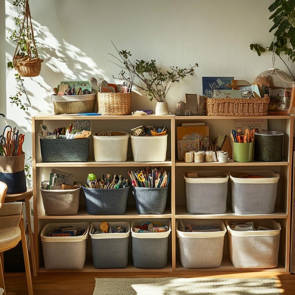 Cestos de Tecido para Organização: 7 Maneiras de Manter a Sala Organizada