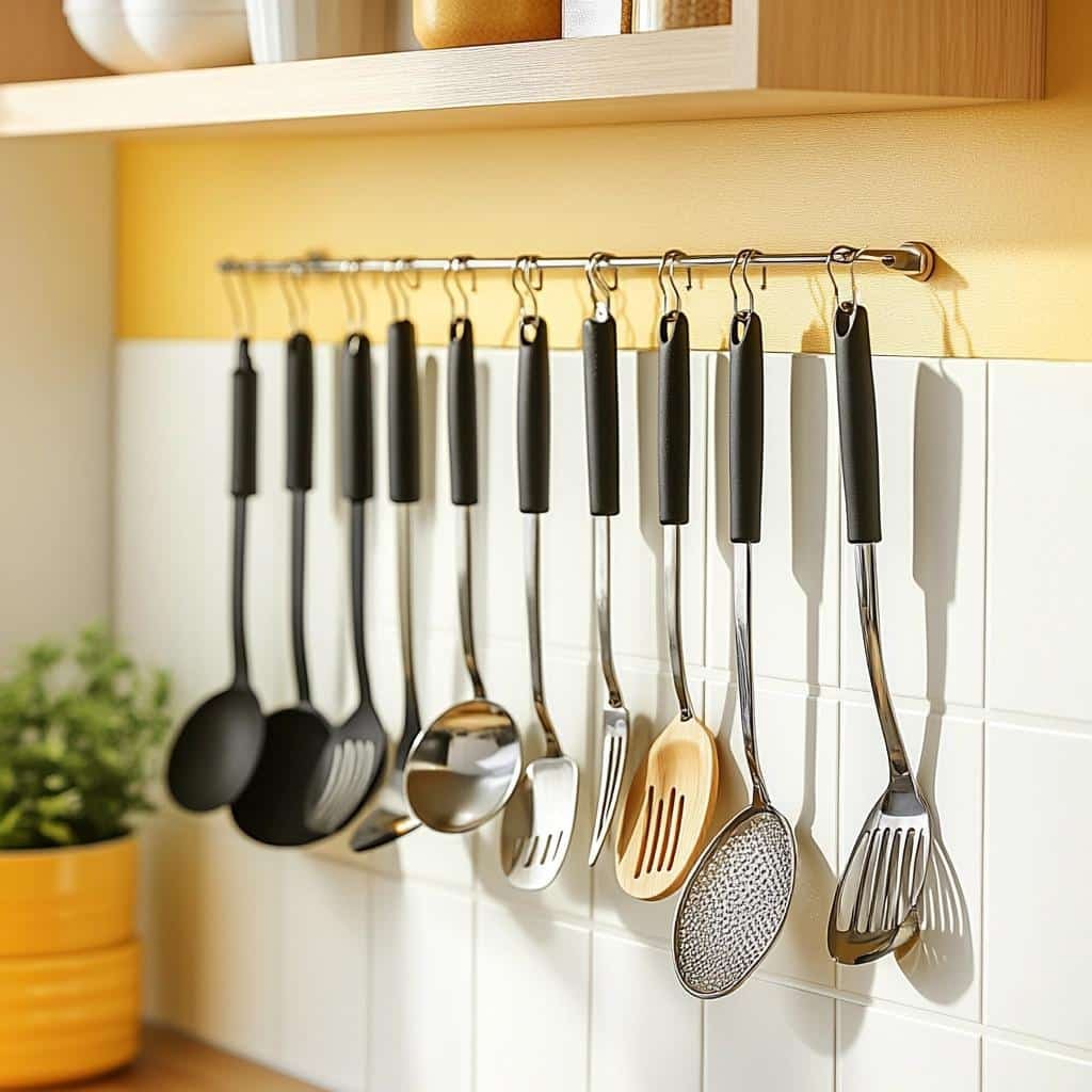 Ganchos para Utensílios: 7 Maneiras de Facilitar o Acesso na Cozinha