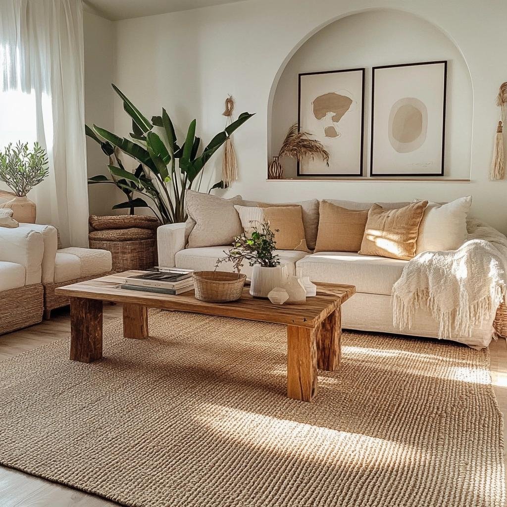 Ambientes inspiradores com tapetes de sisal