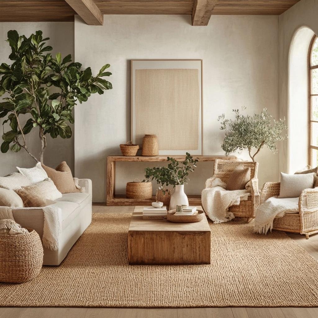 Ambientes inspiradores com tapetes de sisal