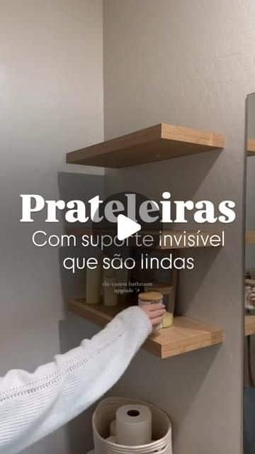 Prateleiras Suspensas: 6 Formas de Decorar e Organizar Seu Banheiro