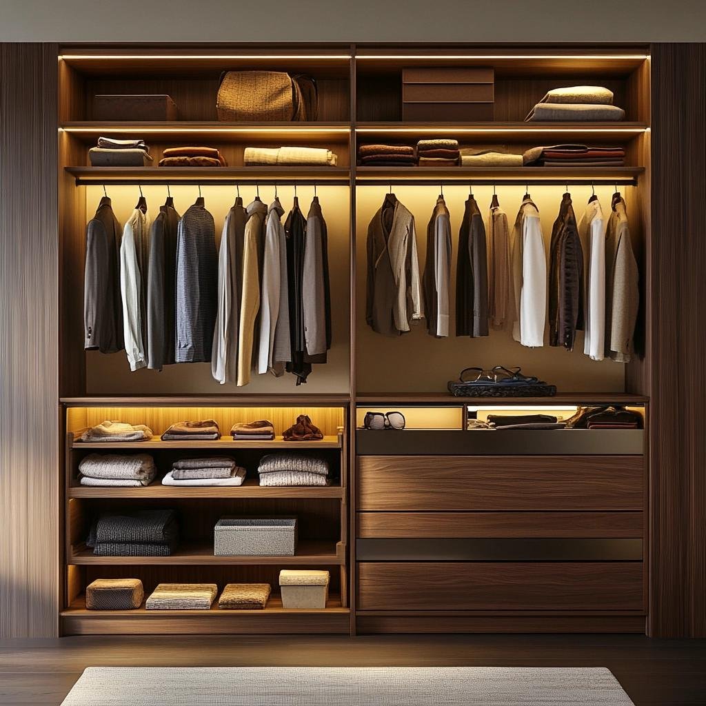 5 Soluções Inteligentes para Guarda-Roupa Modulado Compacto