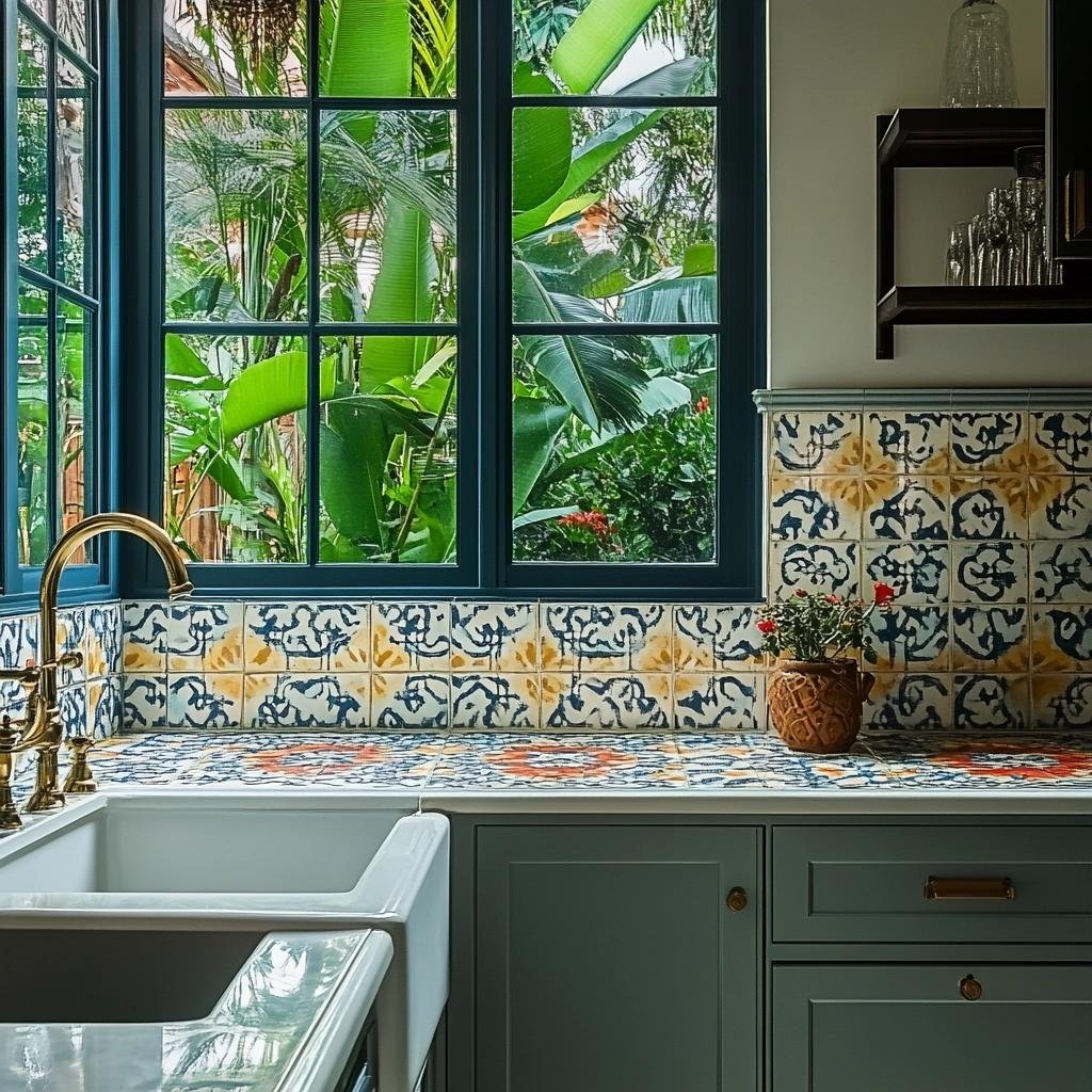 Azulejos Hidráulicos: Estilo Vintage com Resistência para Cozinhas e Banheiros