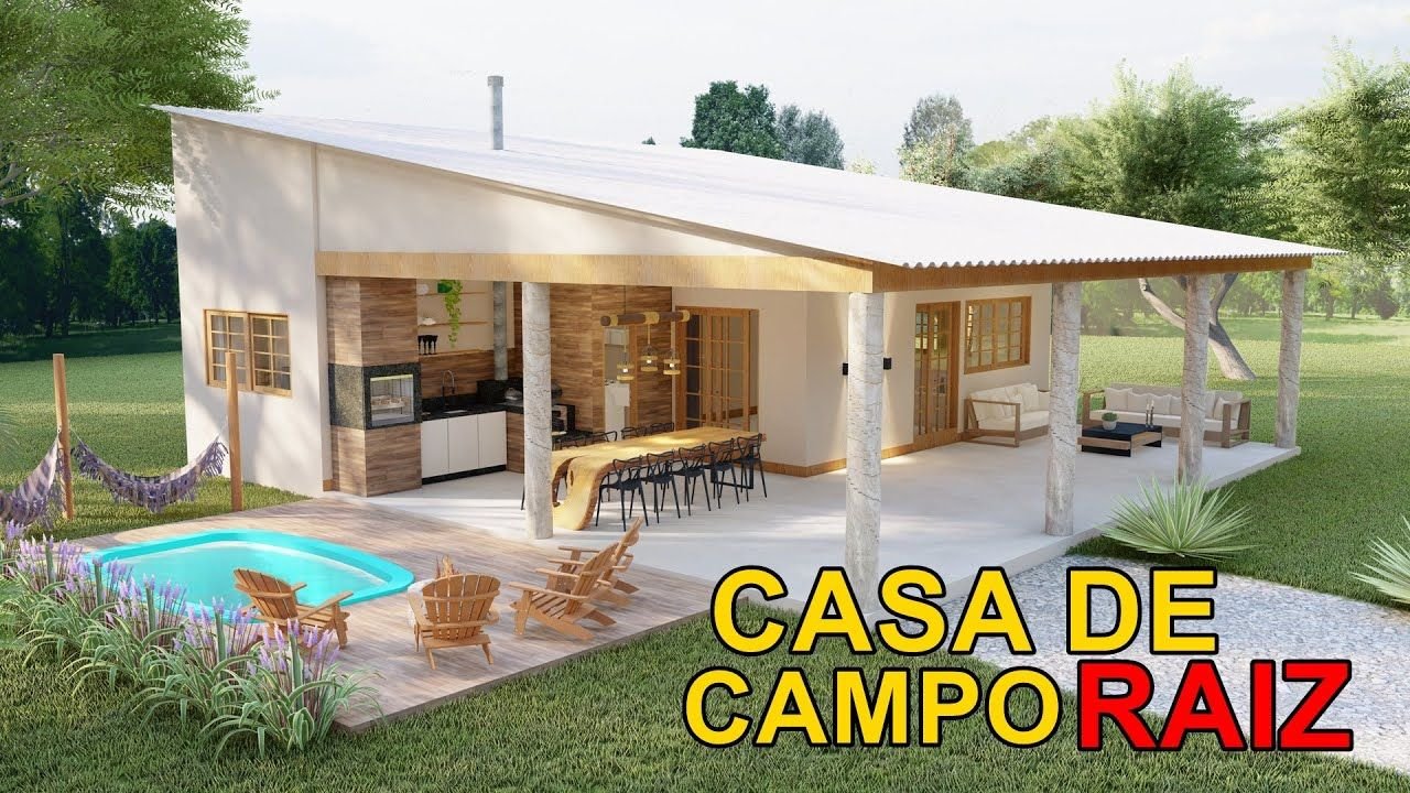 casas de campo simples charmosas